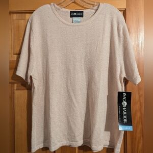 NWT Sag Harbor Short sleeve Top XL